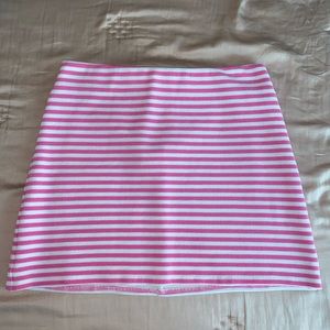 lilly pulitzer pencil skirt in pink stripe